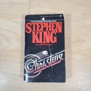 Christine Stephen King 1st Signet Printing Vtg Paperback Book 1983 PB - Bild 1 von 7