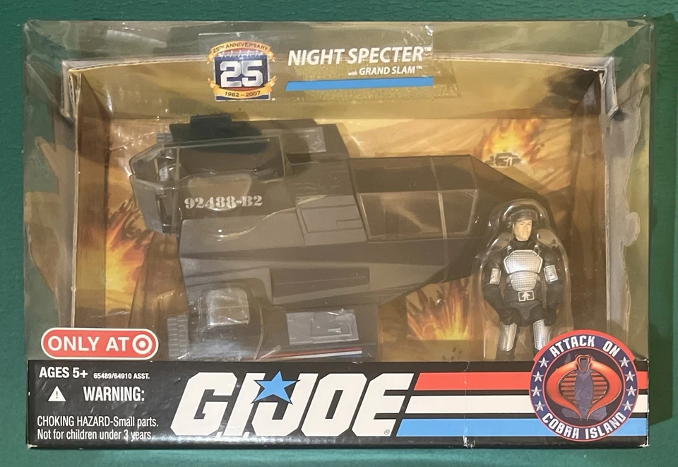 Juego de figuras de acción GI Joe Night Specter con Grand Slam, exclusivo de Target, nuevo de stock Foto 1 de 4
