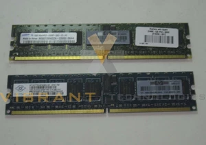HP 408851-B21 2GB REG PC2-5300 2X1GB Server Memory Kit zy - Picture 1 of 5