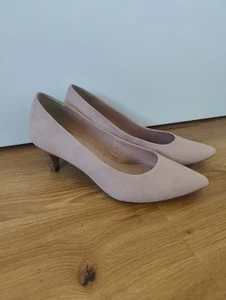 Tamaris Pumps Damen Rosa Gr. 38 Veloursleder - Bild 1 von 3