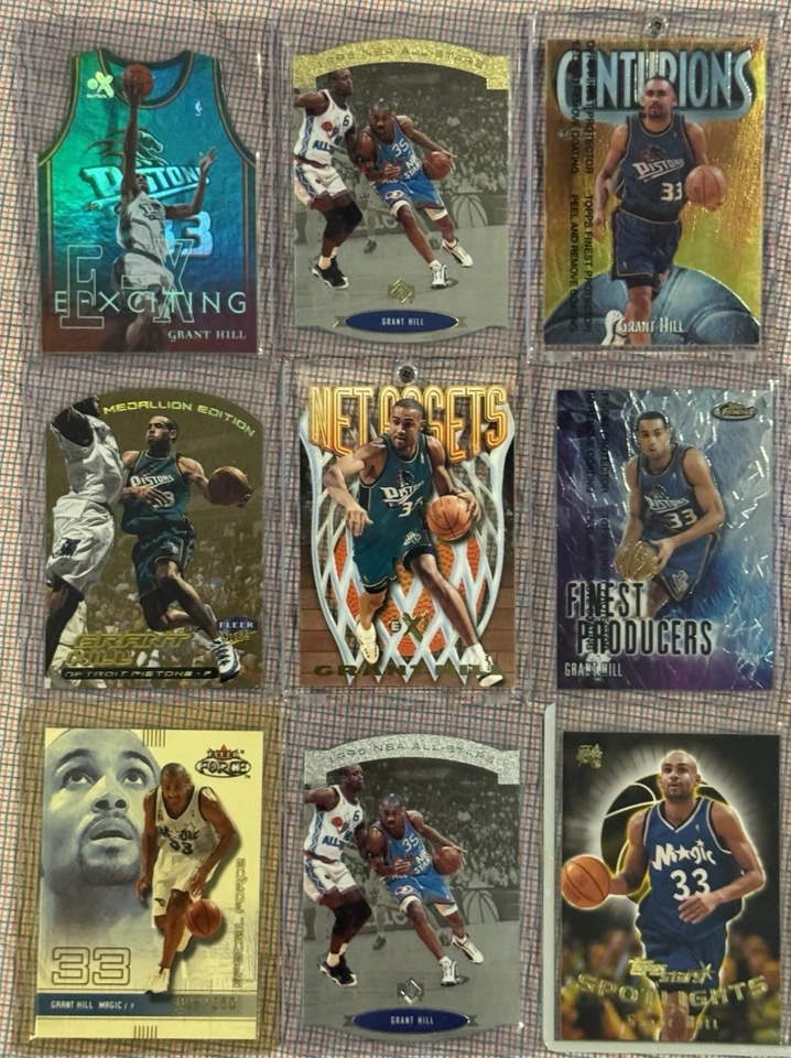 Grant Hill 111-Card Mega Lot – RCs, Die-Cuts, Refractors – Black Friday Sale! 🏀 - Image 1 of 4