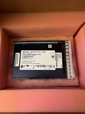 MICRON 3.84TB External SATA 6Gb/s SED-e 2.5" SSD MTFDDAK3T8TDC-1AT16ABCB - Image 1 of 3