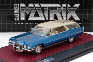 Matrix Scale Models 1/43 Cadillac Deville SW 1972 Blue Creme MX20301-483 - Picture 1 of 6