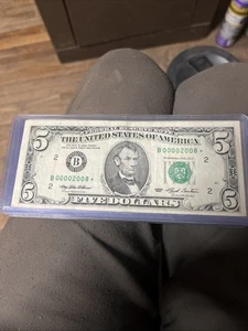 Cool Rare Serial Number Older Bill Fancy Serial Number And A Trenary Bill - Picture 1 of 2