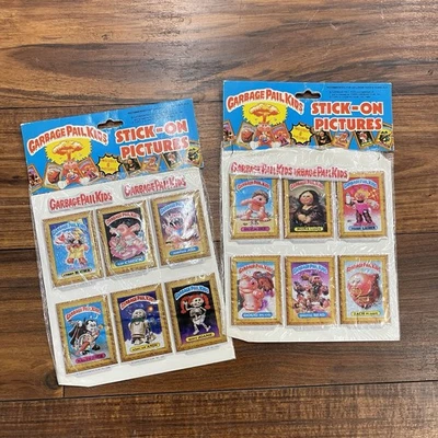 Vintage 80s Garbage Pail Kids Stick On Pictures Topps Imperial Toy 1986 GPK 2 - Image 1 of 4