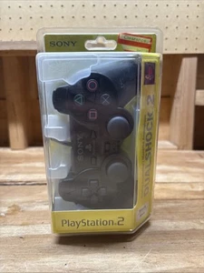 Controlador analógico OEM SONY PLAYSTATION 2 PS2 DUALSHOCK 2 NEGRO NUEVO SELLADO - Imagen 1 de 8