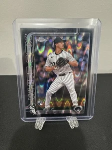 2025 Topps Chrome Drew Thorpe RC #275 Black Raywave Refractor SP 9/10 White Sox - Bild 1 von 4