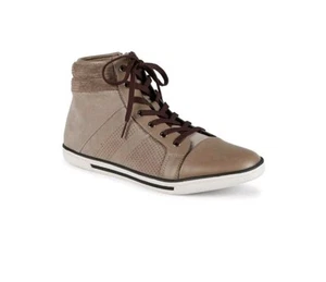 Kenneth Cole Reaction Center High Top Sneakers Tan Beige size 10 Men - Picture 1 of 7