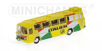 1:160 Minichamps Bus Mercedes Benz O302 Nazionale Italiana 1974 169035187 Modell - Immagine 1 di 2