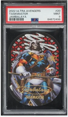 2022 🫟 Marvel Fleer Ultra Avengers Taskmaster #20 Jambalaya PSA-9 - Image 1 of 3