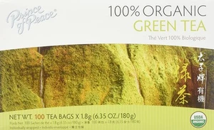 Prince of Peace Organic Green Tea, 100 Tea Bags – 100% Organic Green Tea - Picture 1 of 7
