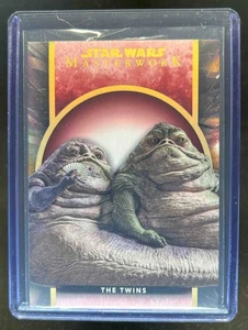 2022 Topps Star Wars Masterwork The Twins Red #/25 - Picture 1 of 2