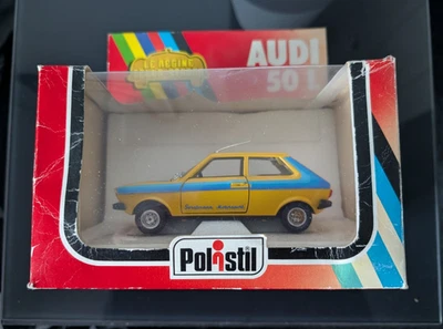 POLISTIL Audi 50L/VW Polo 1:25 fundido a presión en caja S646 vintage 1978 envío y devolución gratuitos Foto 1 de 4