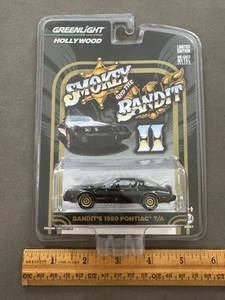 GREENLIGHT HOLLYWOOD SMOKEY AND THE BANDIT II 1980 PONTIAC TRANS-AM DIECAST CAR - Picture 1 of 5