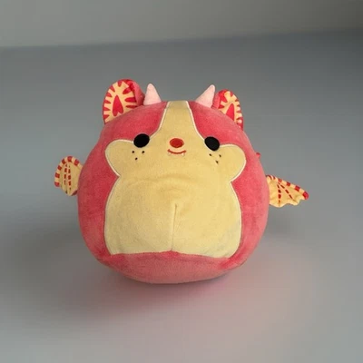 Squishmallow Adopt Me Fresa Pastel Corto Murciélago Dragón Squishmallow Usado Foto 1 de 4