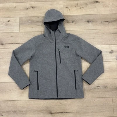 Куртка мужская The North Face M серая ветровка флисовая с капюшоном Apex - Изображение 1 из 4