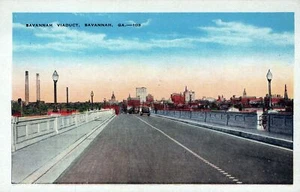 SAVANNAH GA - Cartolina viadotto savana - Foto 1 di 2