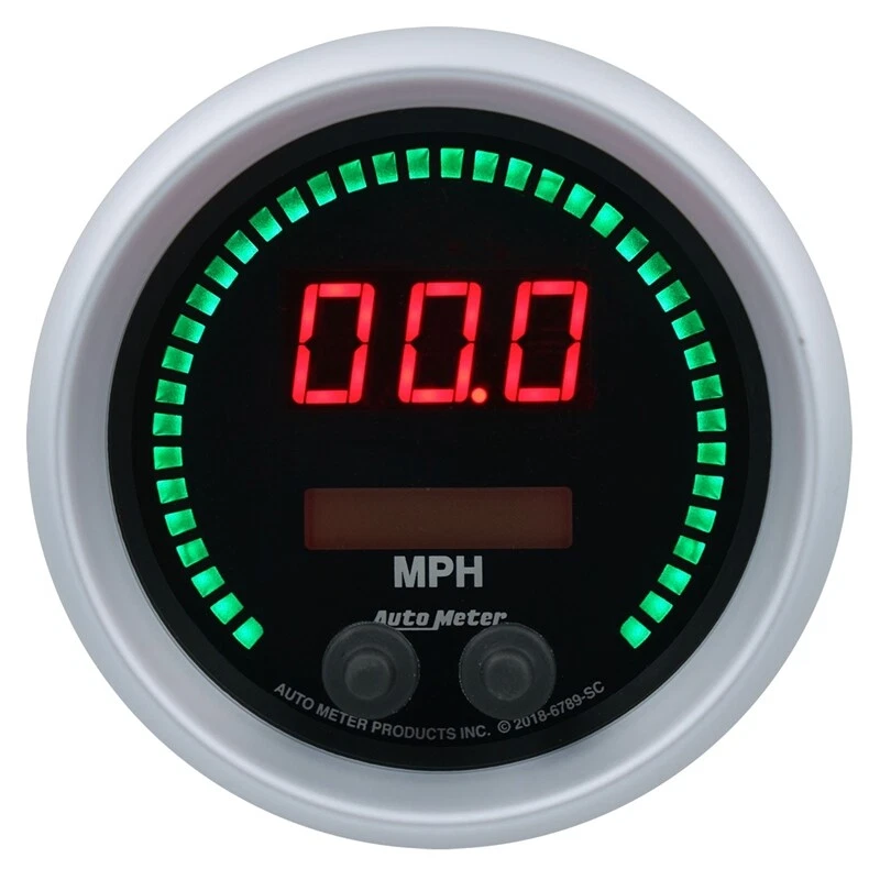 AutoMeter 6789-SC 3-3/8 in. Speedometer 260 MPH / 260 Km/H Elec. Programmable, S - Image 1 of 1