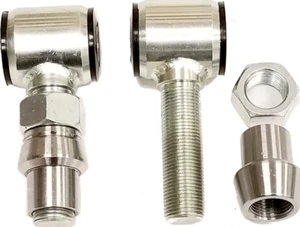 4 Link Bar Rod End 2" Wide 3/4" LH & RH Thread Urethane Bushings 5/8 thru bolt - Picture 1 of 24