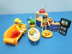 Salotto Televisione Figure Per Casa Delle Bambole 5300 5302 5328 Playmobil 072 - Imagen 1 de 2