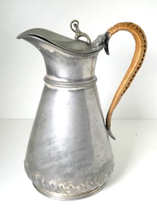 George Bowen & Sohn Jugendstil EPBM Wein/Apfelwein Krug Britannia Ware Korbgriff - Bild 1 von 13