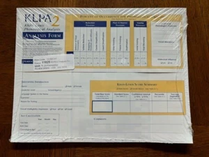 Khain-Lewis Phonological Analysis 2 (KLPA2) Analysis Forms lot of 25 - Picture 1 of 2
