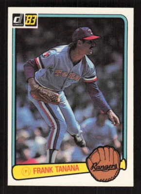 1983 Donruss #447 Frank Tanana Texas Rangers - Image 1 of 2