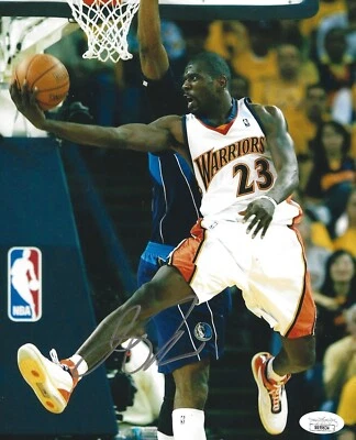 Foto firmada por Jason Richardson Golden State Warriors 8x10 autografiada 3 JSA Foto 1 de 2