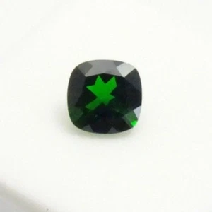 2.10ct Chrome Diopside Square Cushion - 8x8mm - Chrome Diopside Gemstone - Picture 1 of 6