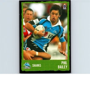 Phil Bailey Cronulla Sutherland Sharks 2004 Select NRL Daily Telegraph #179 - Picture 1 of 2
