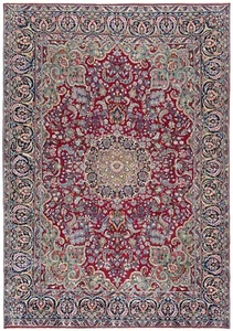 Kerman Tapis Persan Noués à la Main 340x236 cm-Kirman, Orient, Tapis, ,Rouge - Picture 1 of 12