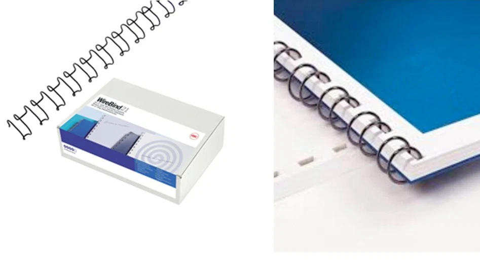 100 SPIRALI METALLICHE 21 ANELLI MAX 95 FG. MM. 12 COLORE ARGENTO SILVER IBIWIRE - Immagine 1 di 1