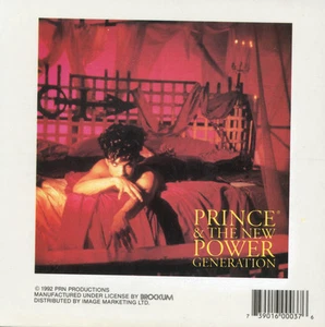 PRINCE - NEW POWER - ADESIVO/DECALCOMANIA - NUOVO VINTAGE - MUSIC BAND 041 - Foto 1 di 1