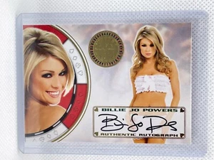 2012 Benchwarmer Vegas Baby Billie Jo Powers Autograph - Picture 1 of 1