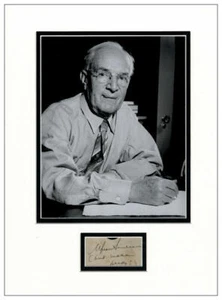 Upton Sinclair Autograph Signed Display Collector Approved - Picture 1 of 2