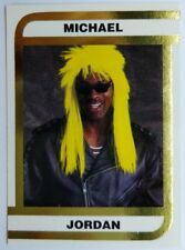 Rare! 1992 Oddball Michael Jordan in Yellow Wig & Rock Star Outfit, Gold Foil ! 