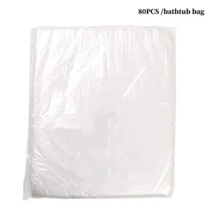 80 Pcs Universal Foot Pedicure Spa Disposable Foot Tub Liners Bath Basin Bags - Picture 1 of 13