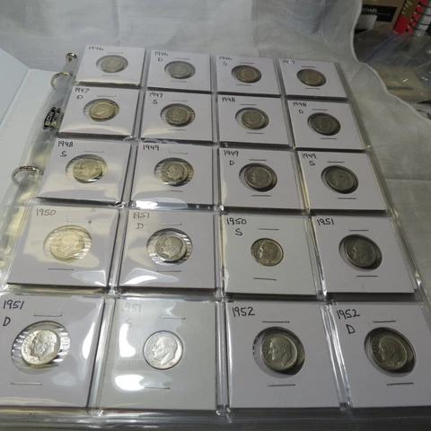 A 1946 to 2023 Roosevelt Dimes Cover