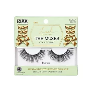 KISS Lash Couture Duchess Faux Silk Reusable Eyelashes 1 Pair - Picture 1 of 1