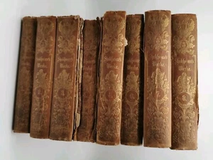 Shakespeare's Werke 1 - 8 Bände antiquarische Bücher Sammler 1853 - Bild 1 von 16