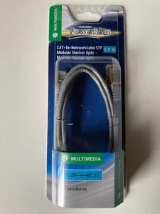 Powerking CAT-5e-Netzwerkkabel STP Modular Stecker 8p8c 1,5 m Netzwerkkabel - Bild 1 von 5