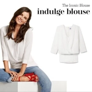 CABI Indulgence Top Winter White M #5339 EUC - Picture 1 of 6