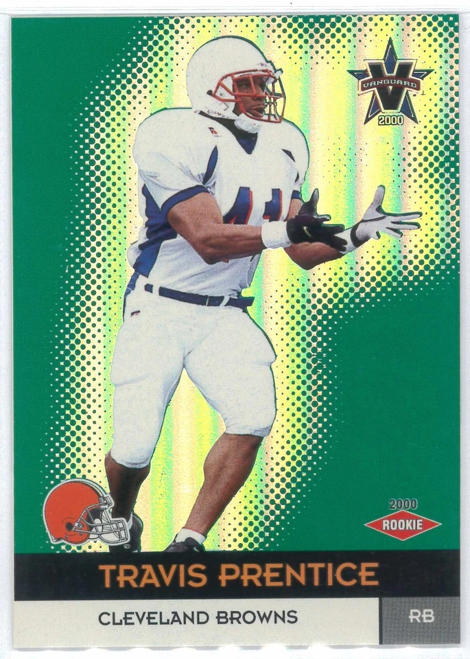 2000 Pacific Vanguard Travis Prentice RC /762 #134 Miami Ohio / Cleveland Browns - Image 1 of 2