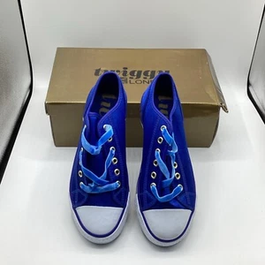 NIB TWIGGY Of London Cobalt Blue Sneakers Size 8.5W - Picture 1 of 6