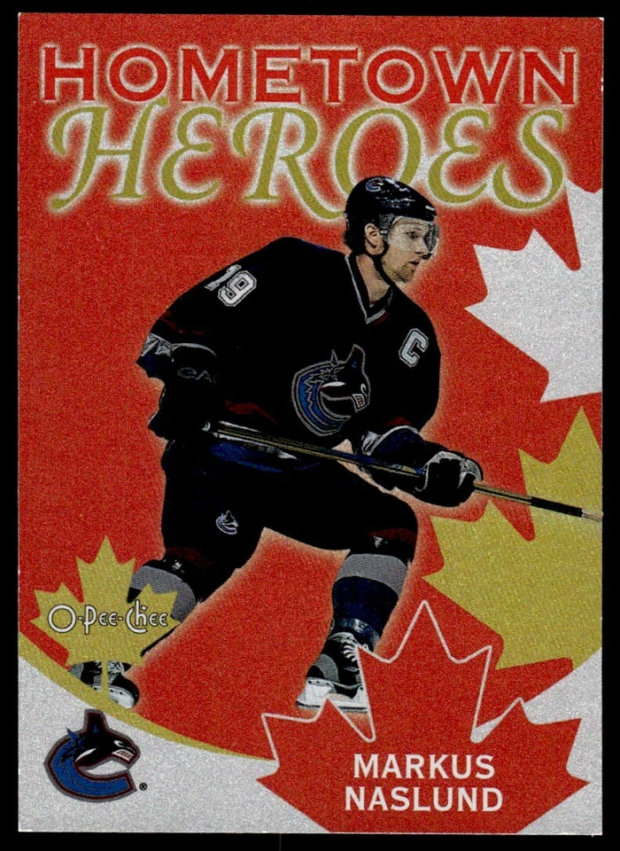 2002-03 O-Pee-Chee Hometown Heroes Canada Markus Naslund Vancouver Canucks #HHC7 - Image 1 of 2