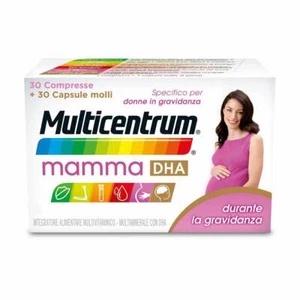 Multicentrum Mamma DHA Multivitaminico Minerale Gravidanza, 30 Cpr + 30 Cps - Foto 1 di 1