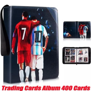 400-Card Trading Binder - Zippered Game Card Album with 8 Pocket Pages - Picture 1 of 12