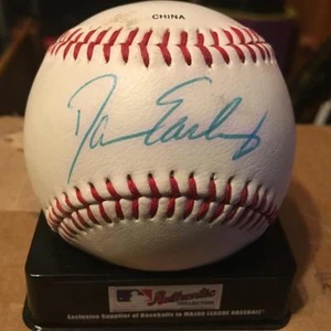 DAMION EASLEY METS/TIGERS OFFICIAL LEAGUE BASEBALL SIGNED BASEBALL W/COA - Picture 1 of 2