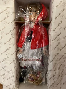 Ashton Drake Galleries Edwin Knowles Little Red Riding Hood Porcelain Doll - Picture 1 of 5