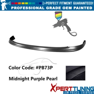 Fits 01-03 Honda Civic OE Style Front Bumper Lip #PB73P Midnight Purple Pearl - Picture 1 of 5